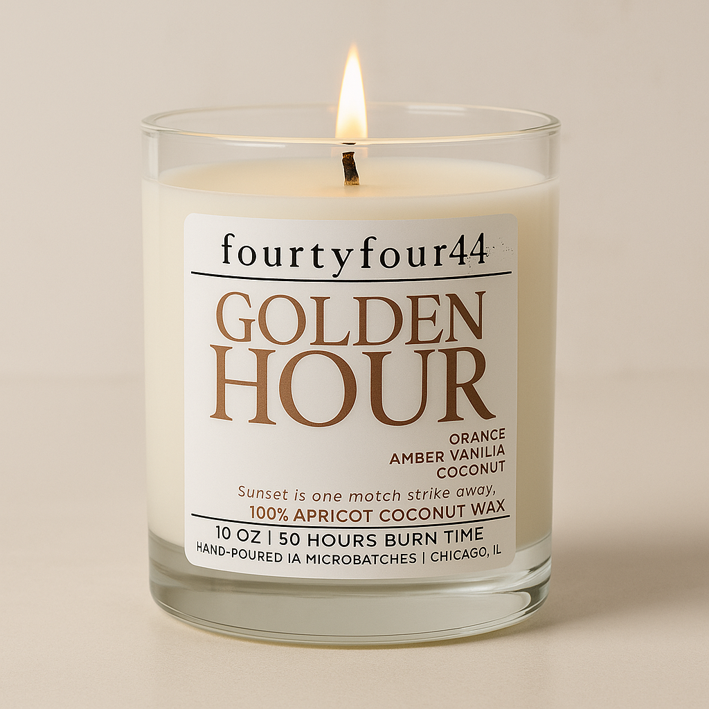 Golden Hour | Coconut & Honeyed Amber Candle