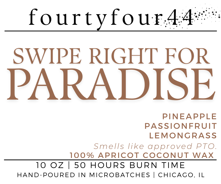 Swipe Right for Paradise | Tropical Fruit Candle