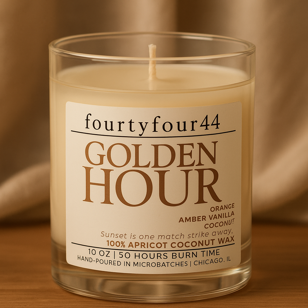 Golden Hour | Coconut & Honeyed Amber Candle
