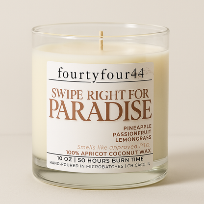 Swipe Right for Paradise | Tropical Fruit Candle